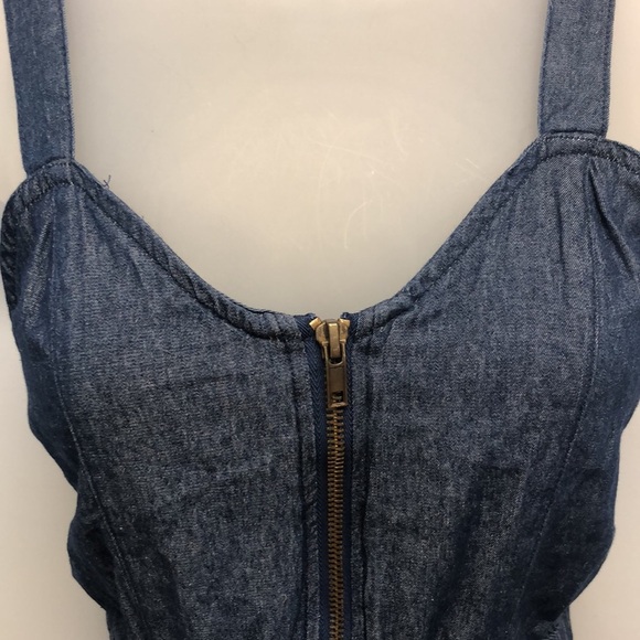 Derek Heart denim romper - Picture 2 of 7